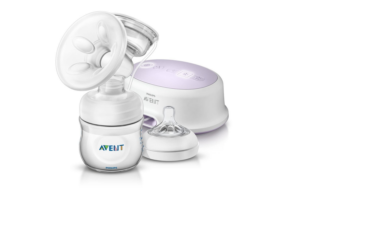 Philips Avent SCF332/01 - Tiralatte elettrico singolo con biberon
