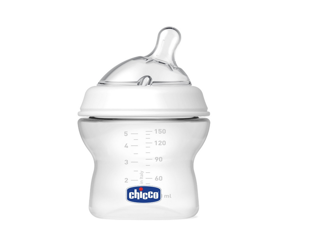 Chicco 80711 Biberon NaturalFeeling, 0 Mesi, 150 ml, Flusso Normale, Step 1