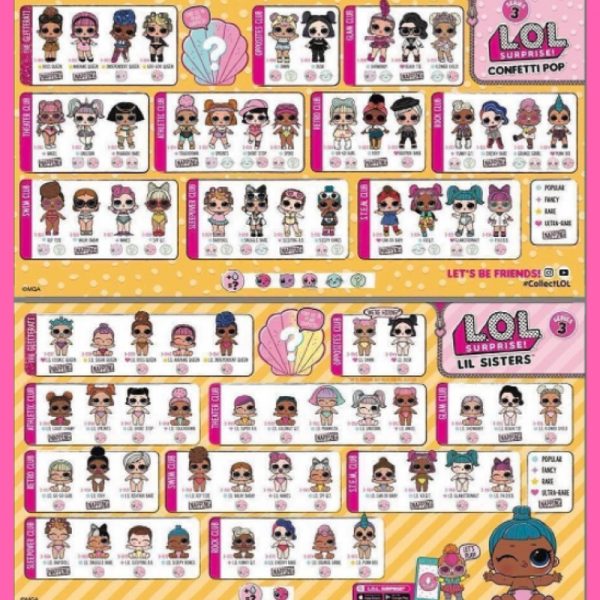 lol surprise confetti pop wave 2 e lil serie 3 wave 2