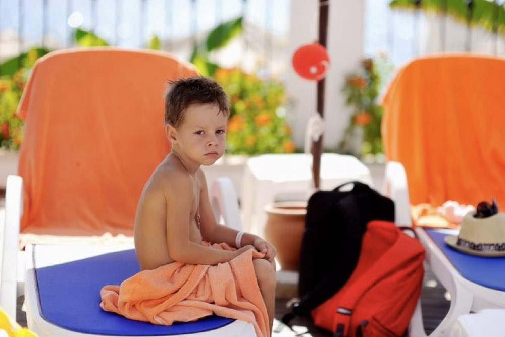 Colpo di calore bambini