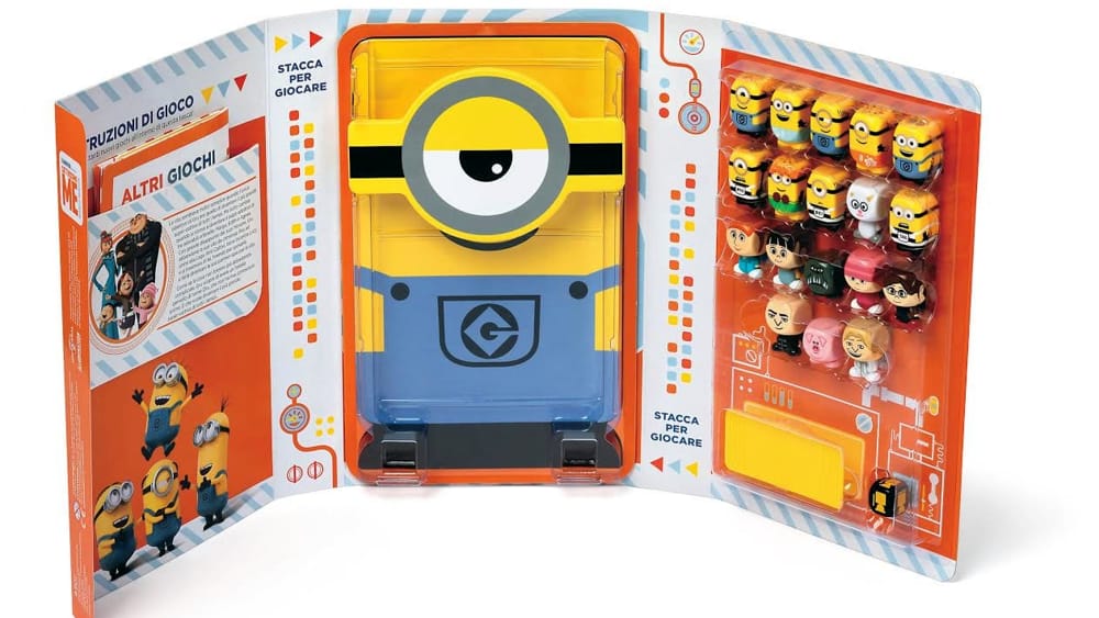 raccoglitore minions esselunga