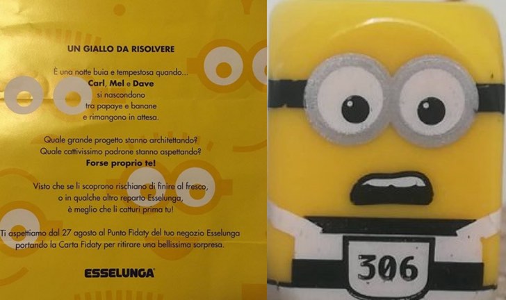 minions esselunga 2018