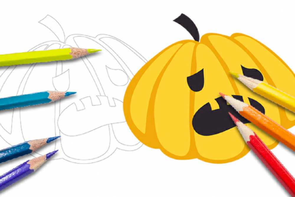 disegni halloween da colorare zucca
