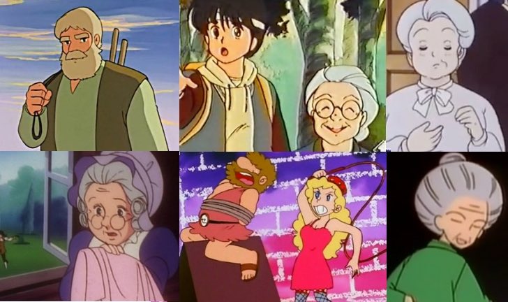 nonni cartoni animati