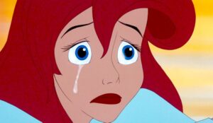 cartoni disney tristi piangere ariel