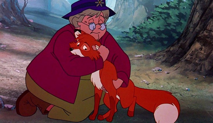Cartoni Disney tristi Red e Toby