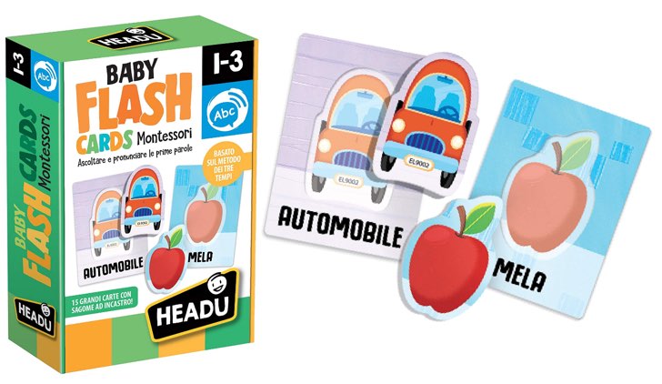 Come insegnare le prime parole ai bambini headu baby flash card