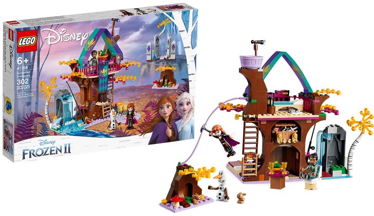 La casa sull'albero incantata lego disney frozen