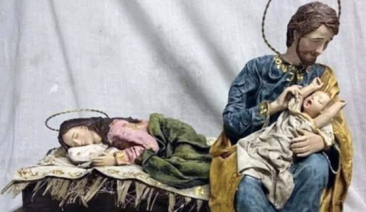 facciamo riposare mamma presepe maria dorme